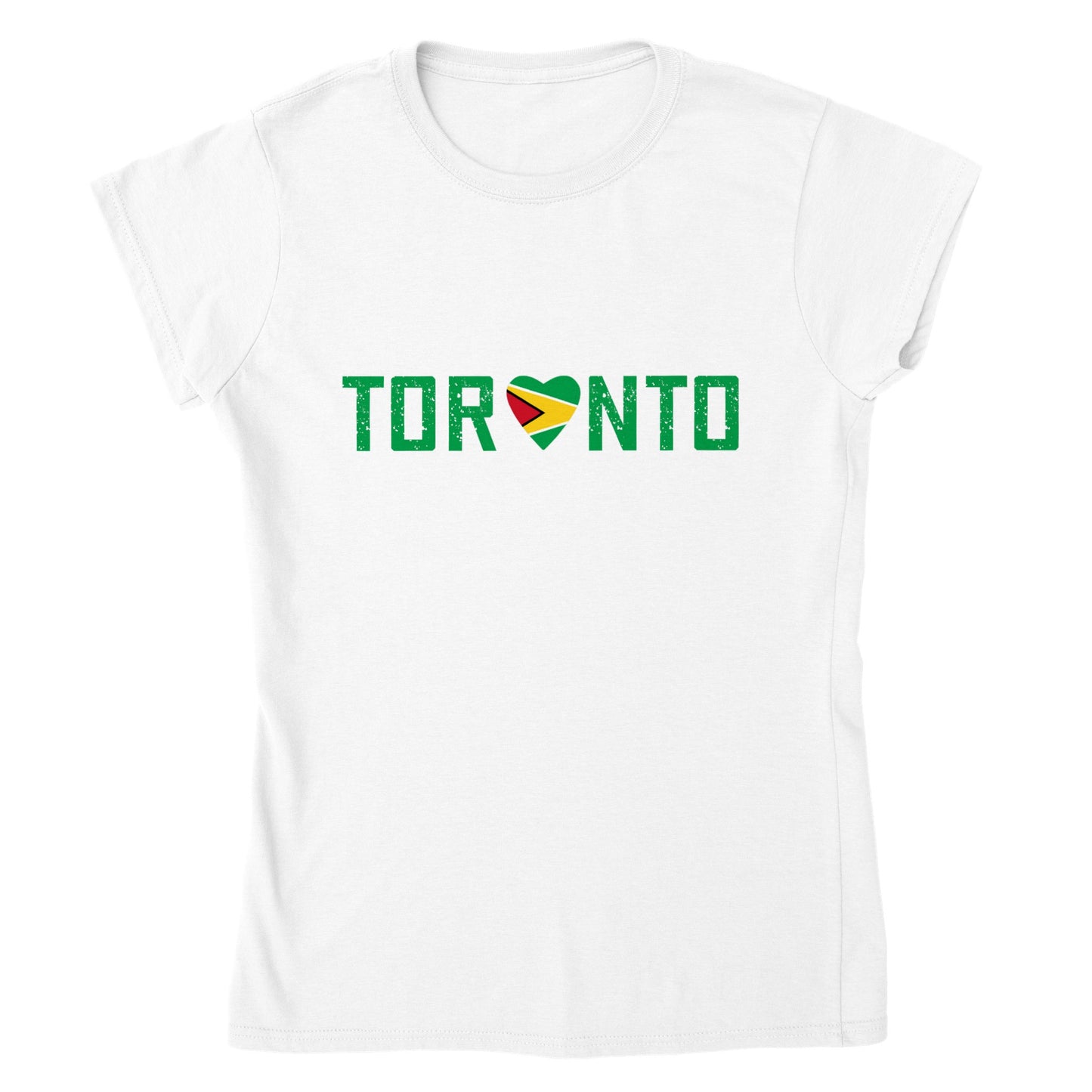 Toronto at Heart - Guyana - Classic Fitted Crewneck T-shirt
