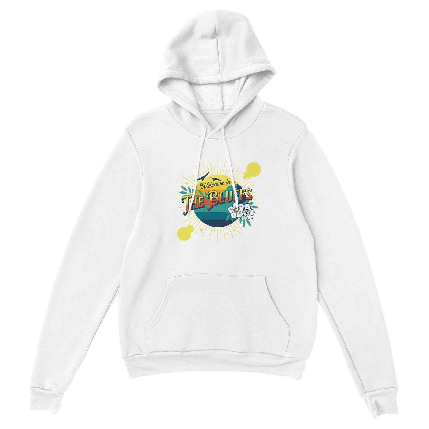 "Welcome to The Bluffs" Premium Unisex Pullover Hoodie