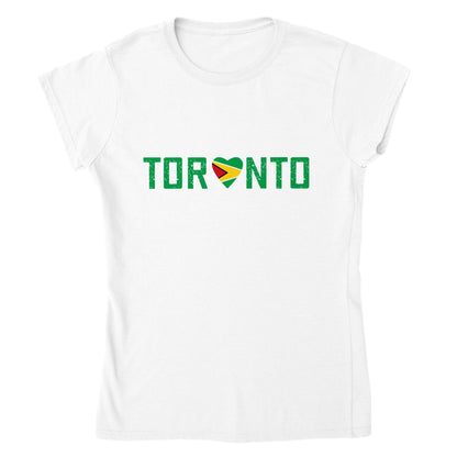 Toronto at Heart - Guyana - Classic Fitted Crewneck T-shirt