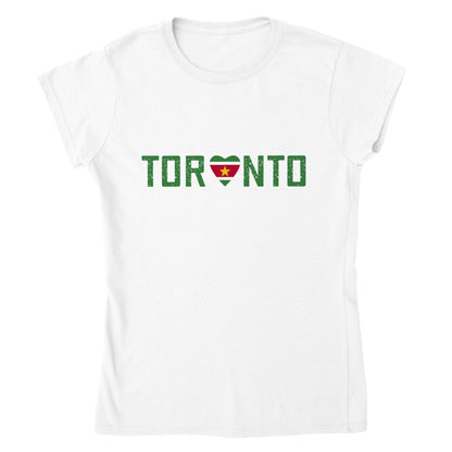 Toronto at Heart - Suriname - Classic Fitted Crewneck T-shirt