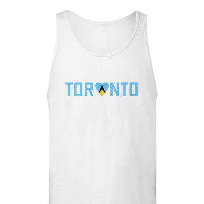Toronto at Heart - Saint Lucia - Premium Unisex Tank Top